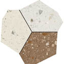Mosaic Hive Specks Terracotta