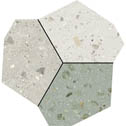 Mosaic Hive Specks Green