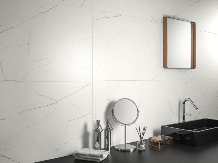 muse white wc mármore parede