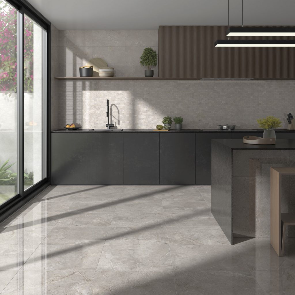 Stone Age Grey Polished Cozinha