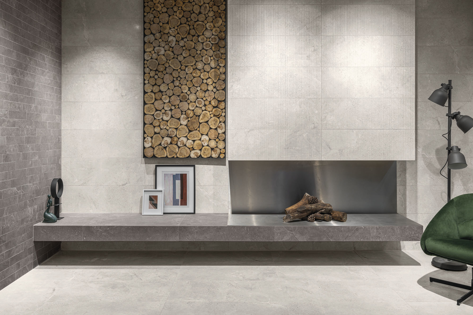 Stone Age White + White - Sala Showroom amb01