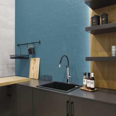 Cersaie 2021 - Chroma Misty Blue + Backstage Grey - Cozinha amb