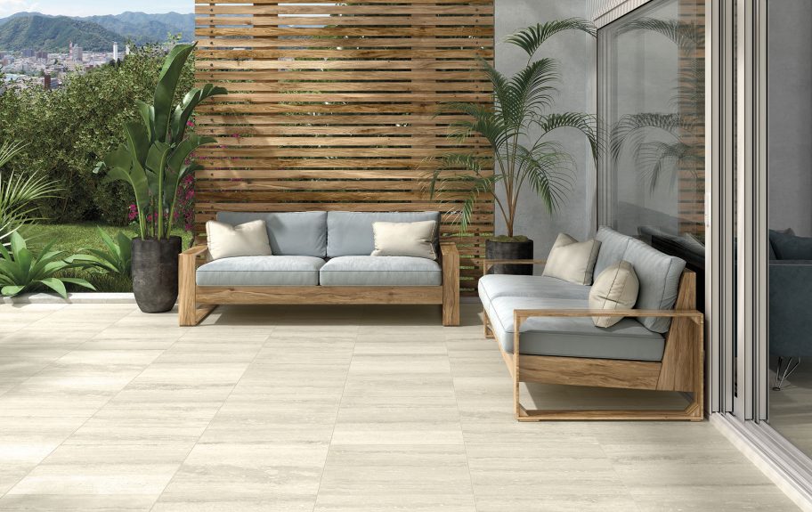 Pure Travertine Beige - Exterior amb - P6165R