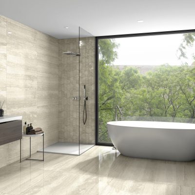 Pure_Travertine_Beige_Mosaic_Half_Hexa_Brilho_WC_amb