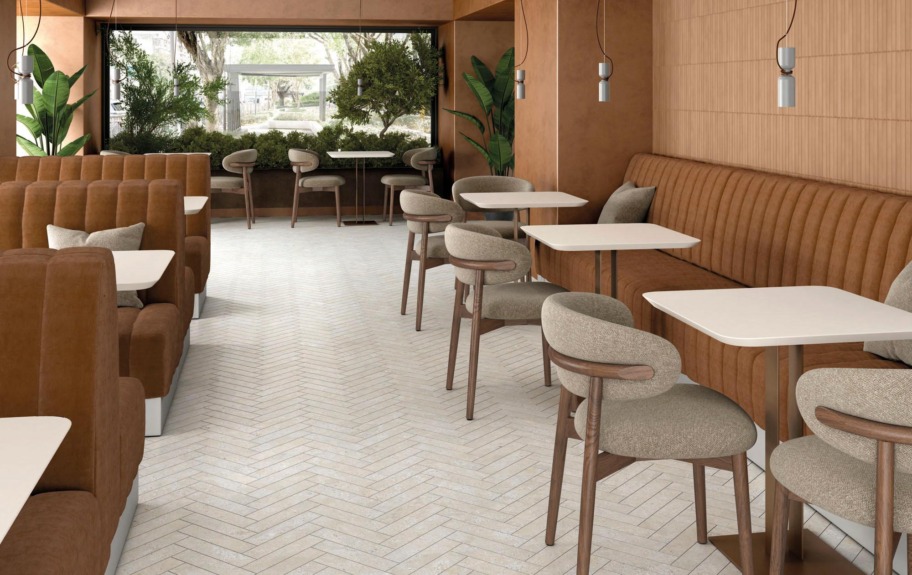 Dual-Pure-White-Riff-Soft-Terracota-Restaurante-amb-R3913C7-P6260C7